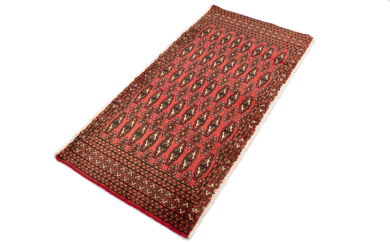 Turkaman Teppich 130 x 60 cm - rot