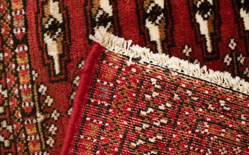 Turkaman Teppich 130 x 60 cm - rot