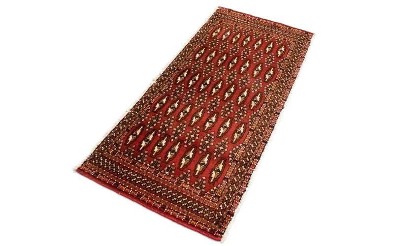 Turkaman Teppich 130 x 60 cm - rot