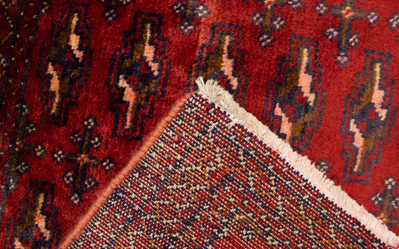 Turkaman Teppich 130 x 60 cm - rot