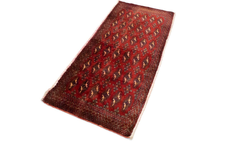 Turkaman Teppich 130 x 60 cm - rot