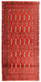 Turkaman Teppich 130 x 60 cm - rot