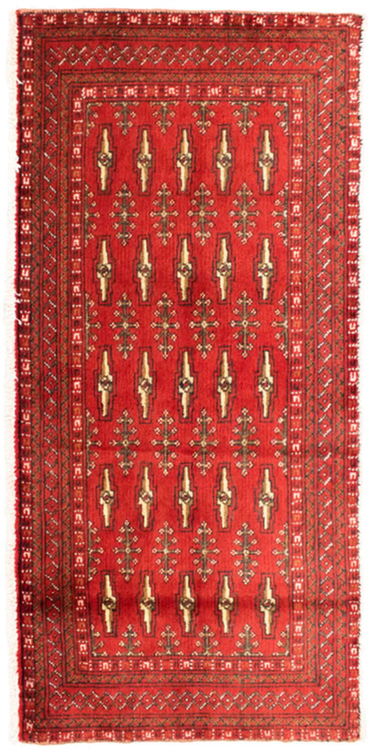 Turkaman Teppich 130 x 60 cm - rot