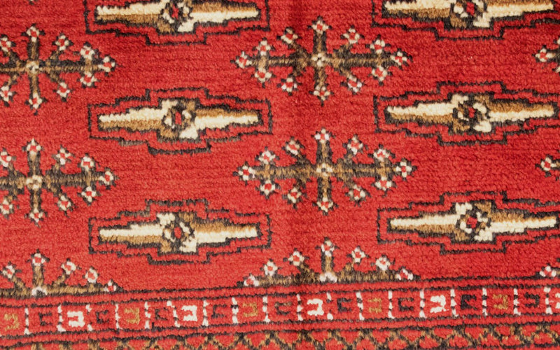 Turkaman Teppich 130 x 60 cm - rot