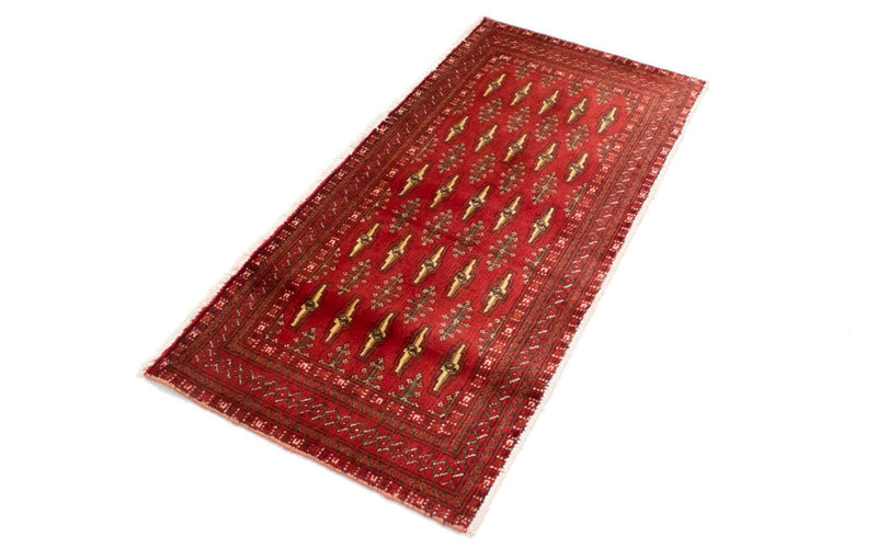 Turkaman Teppich 130 x 60 cm - rot