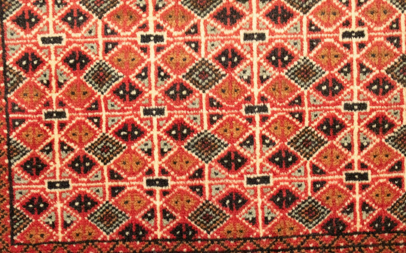 Turkaman Teppich 130 x 60 cm - hellrot