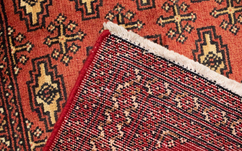 Turkaman Teppich 130 x 60 cm - rost