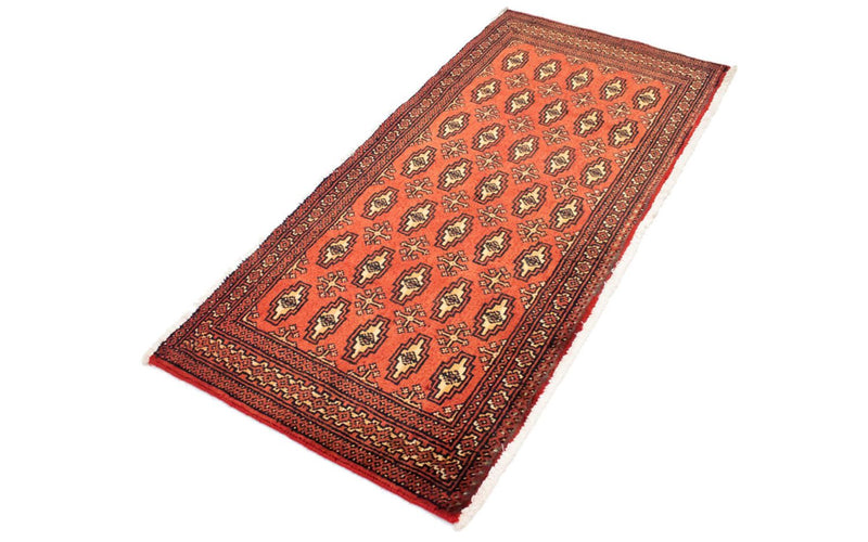 Turkaman Teppich 130 x 60 cm - rost