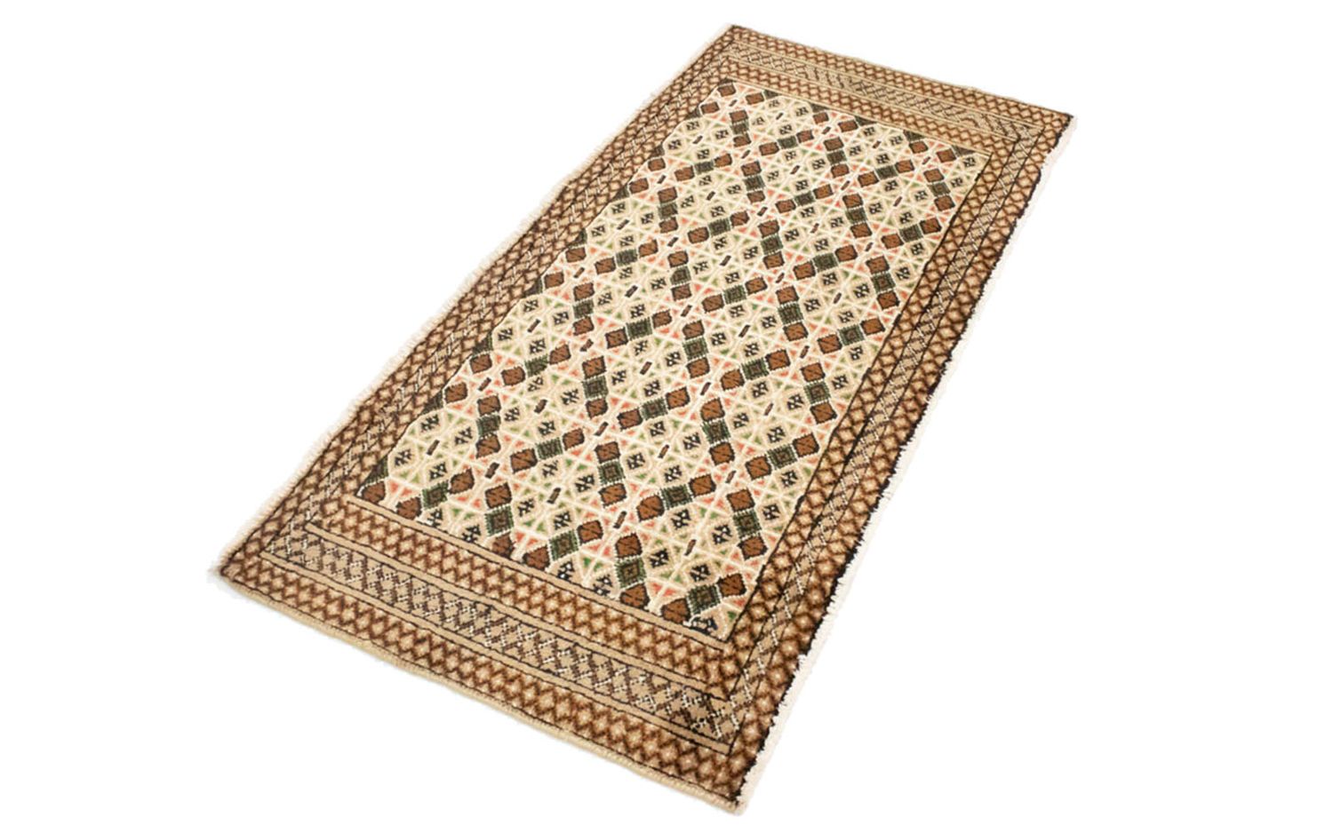 Turkaman Teppich 130 x 60 cm - beige