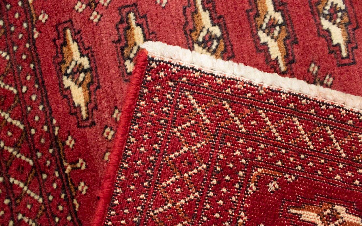 Turkaman Teppich 130 x 60 cm - rot
