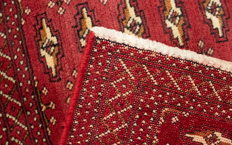 Turkaman Teppich 130 x 60 cm - rot
