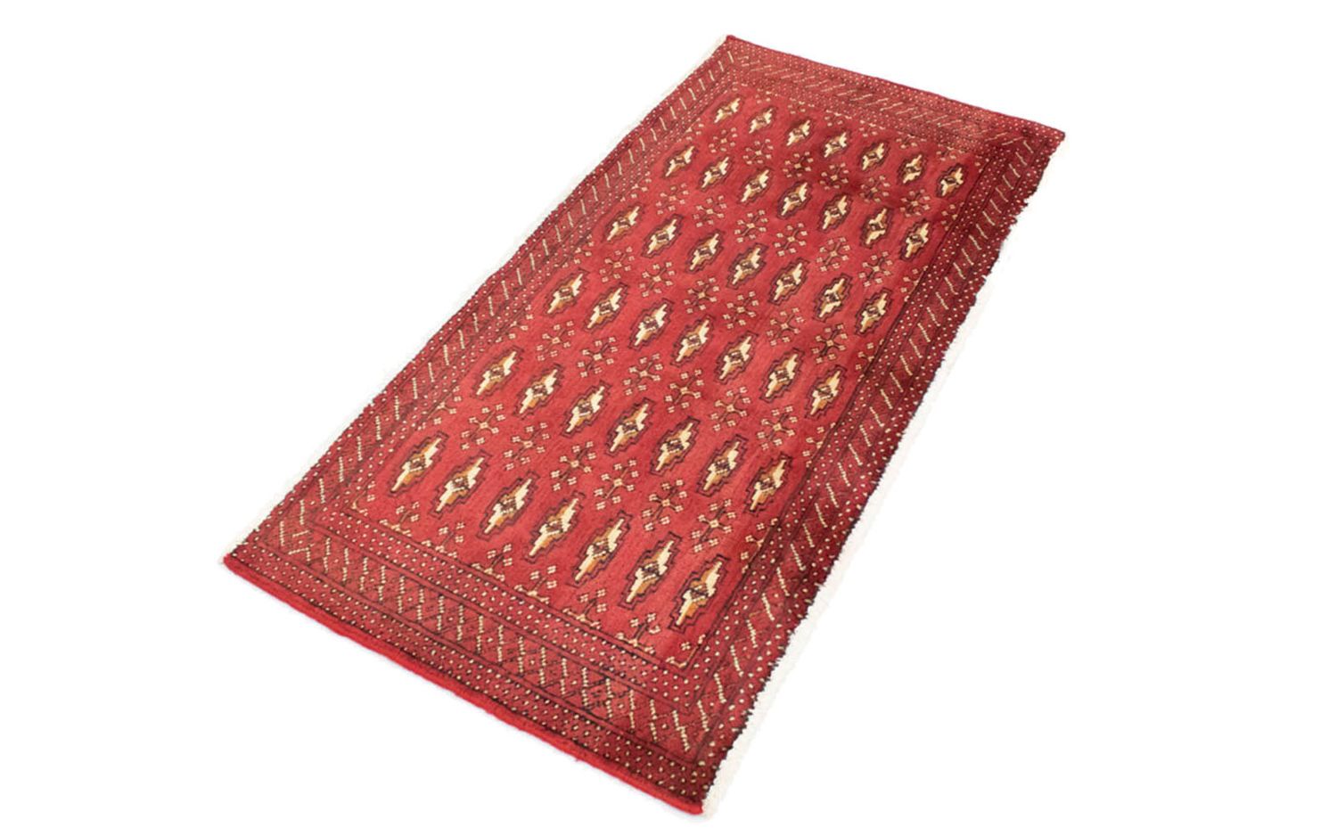 Turkaman Teppich 130 x 60 cm - rot