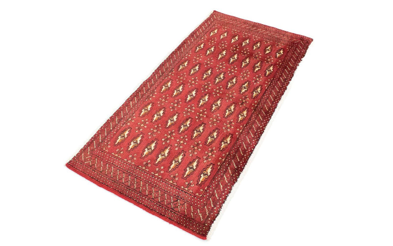 Turkaman Teppich 130 x 60 cm - rot
