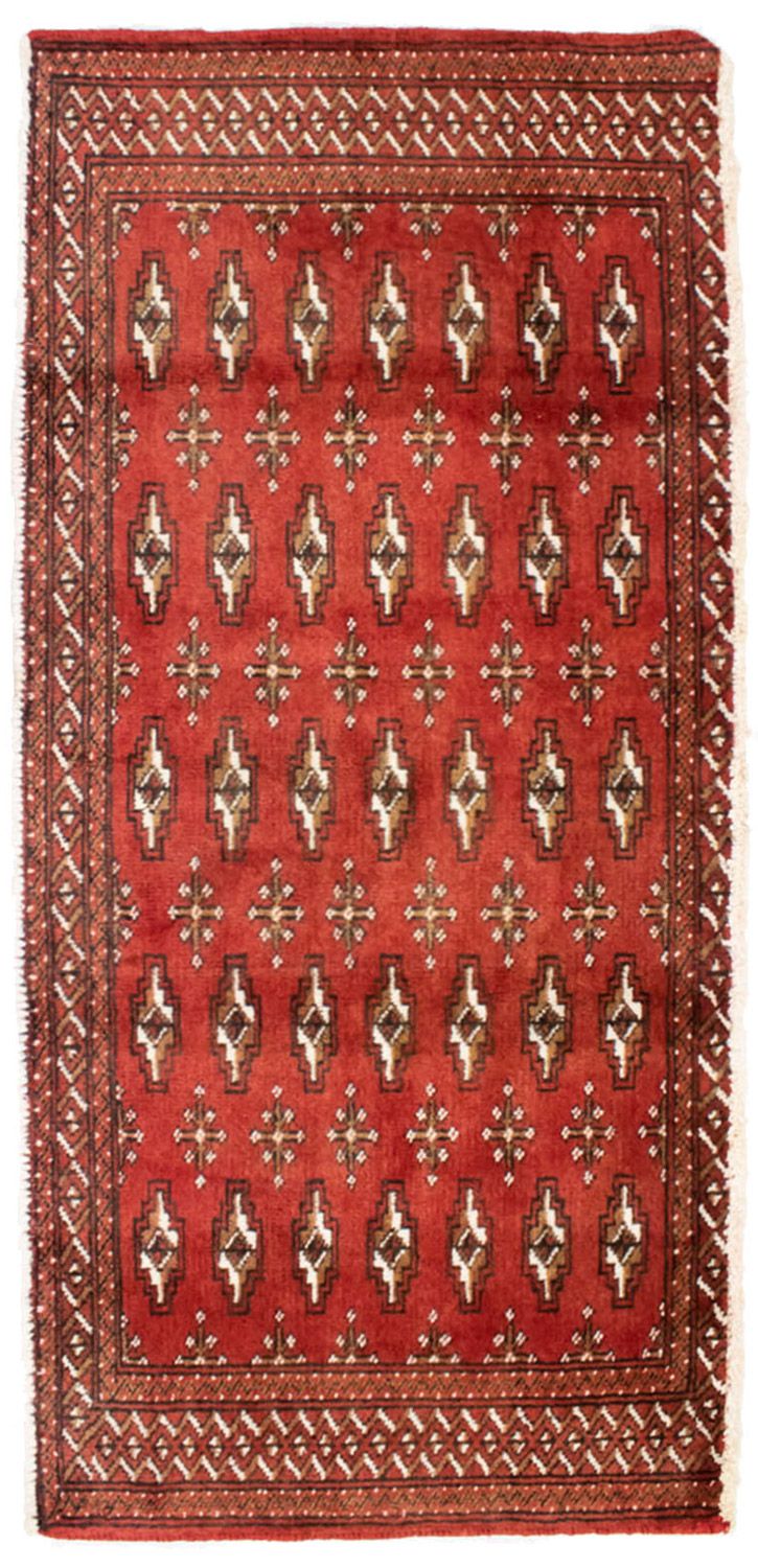 Turkaman Teppich 130 x 60 cm - rost