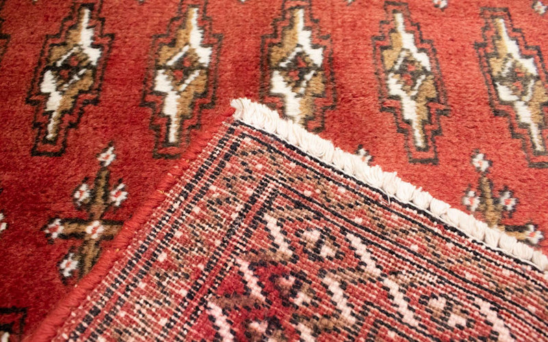Turkaman Teppich 130 x 60 cm - rost