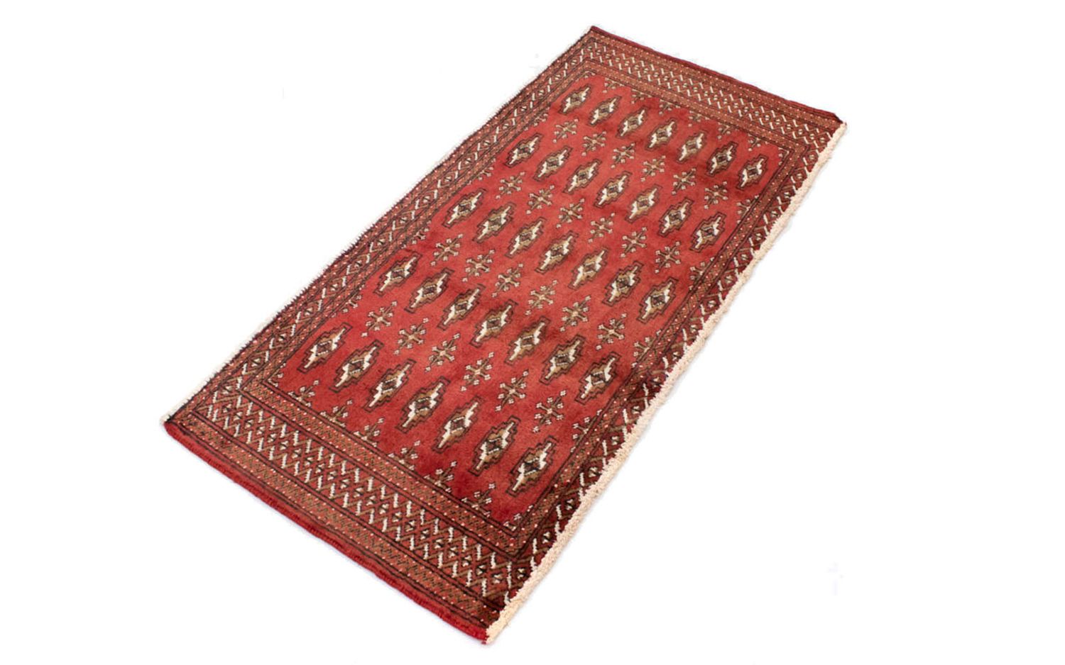 Turkaman Teppich 130 x 60 cm - rost