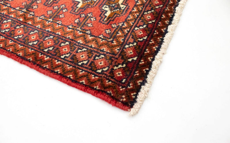 Turkaman Teppich 130 x 60 cm - rot