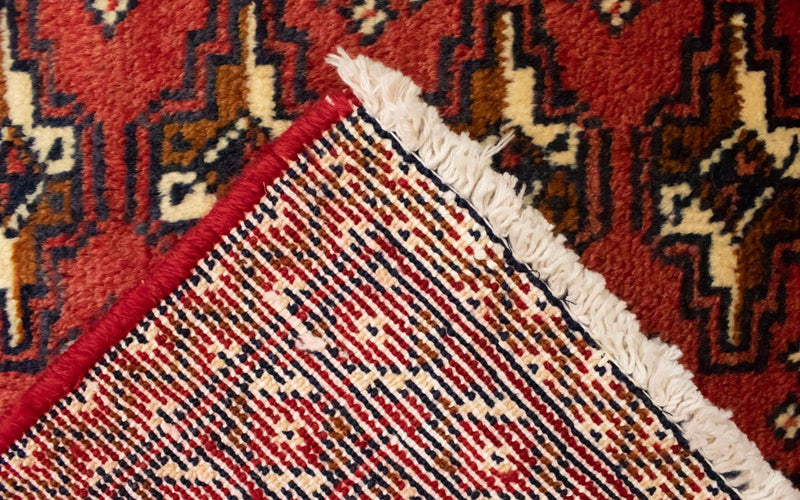Turkaman Teppich 130 x 60 cm - rot