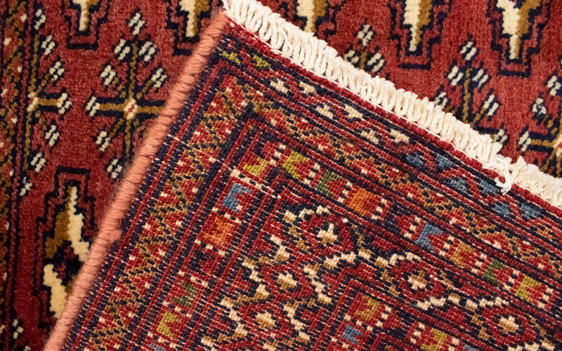 Turkaman Teppich 130 x 60 cm - rot