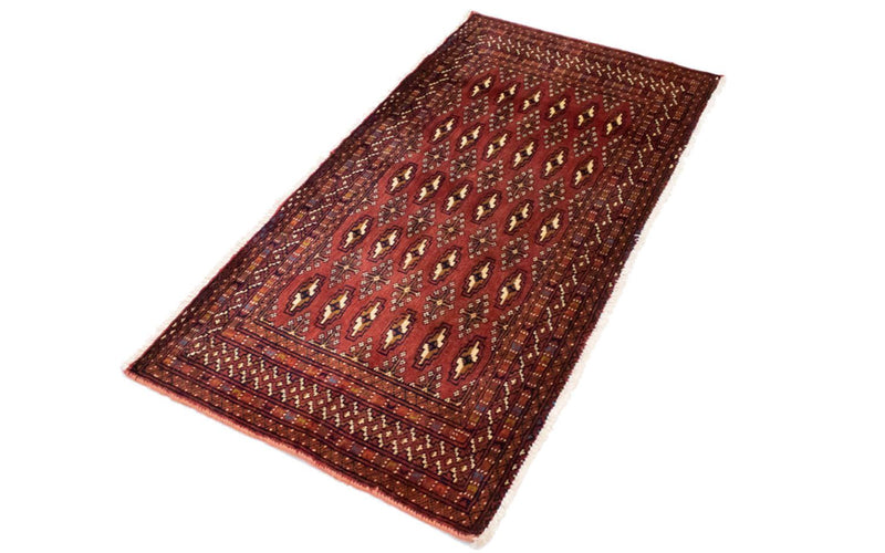 Turkaman Teppich 130 x 60 cm - rot