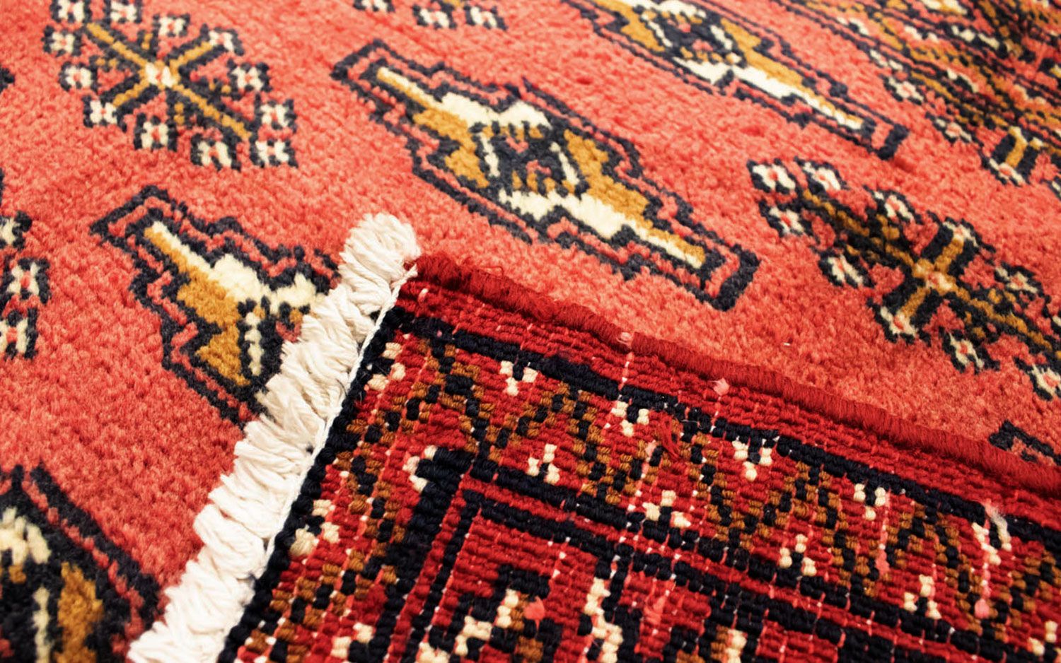 Turkaman Teppich 130 x 60 cm - rot