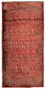 Turkaman Teppich 130 x 60 cm - rost