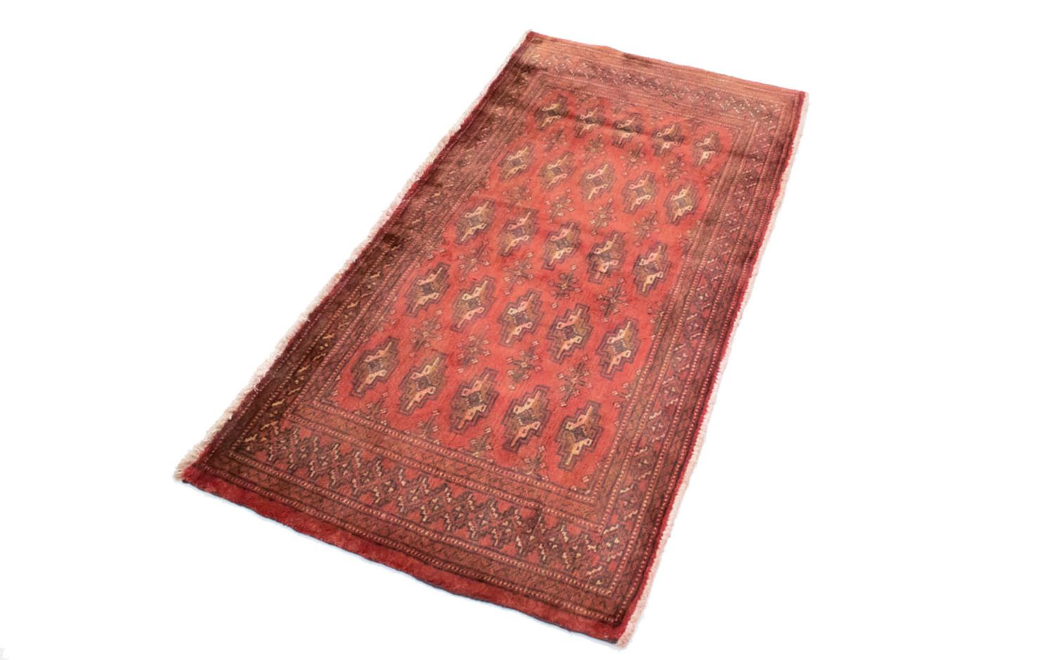 Turkaman Teppich 130 x 60 cm - rost