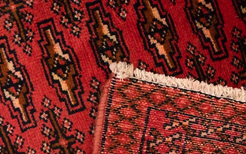 Turkaman Teppich 130 x 60 cm - rot