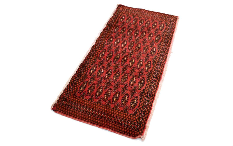 Turkaman Teppich 130 x 60 cm - rot