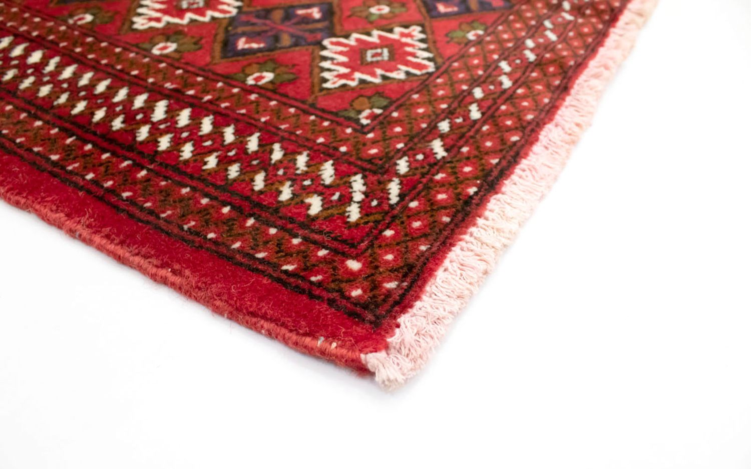 Turkaman Teppich 130 x 60 cm - rot