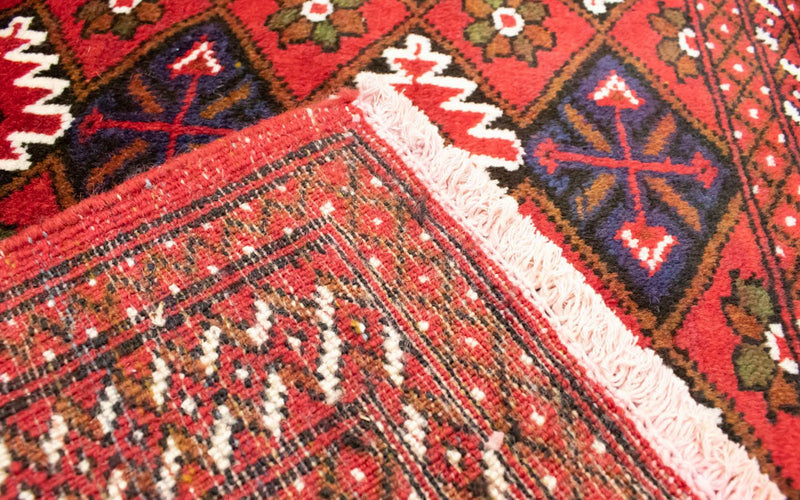 Turkaman Teppich 130 x 60 cm - rot