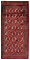 Turkaman Teppich 130 x 60 cm - rot