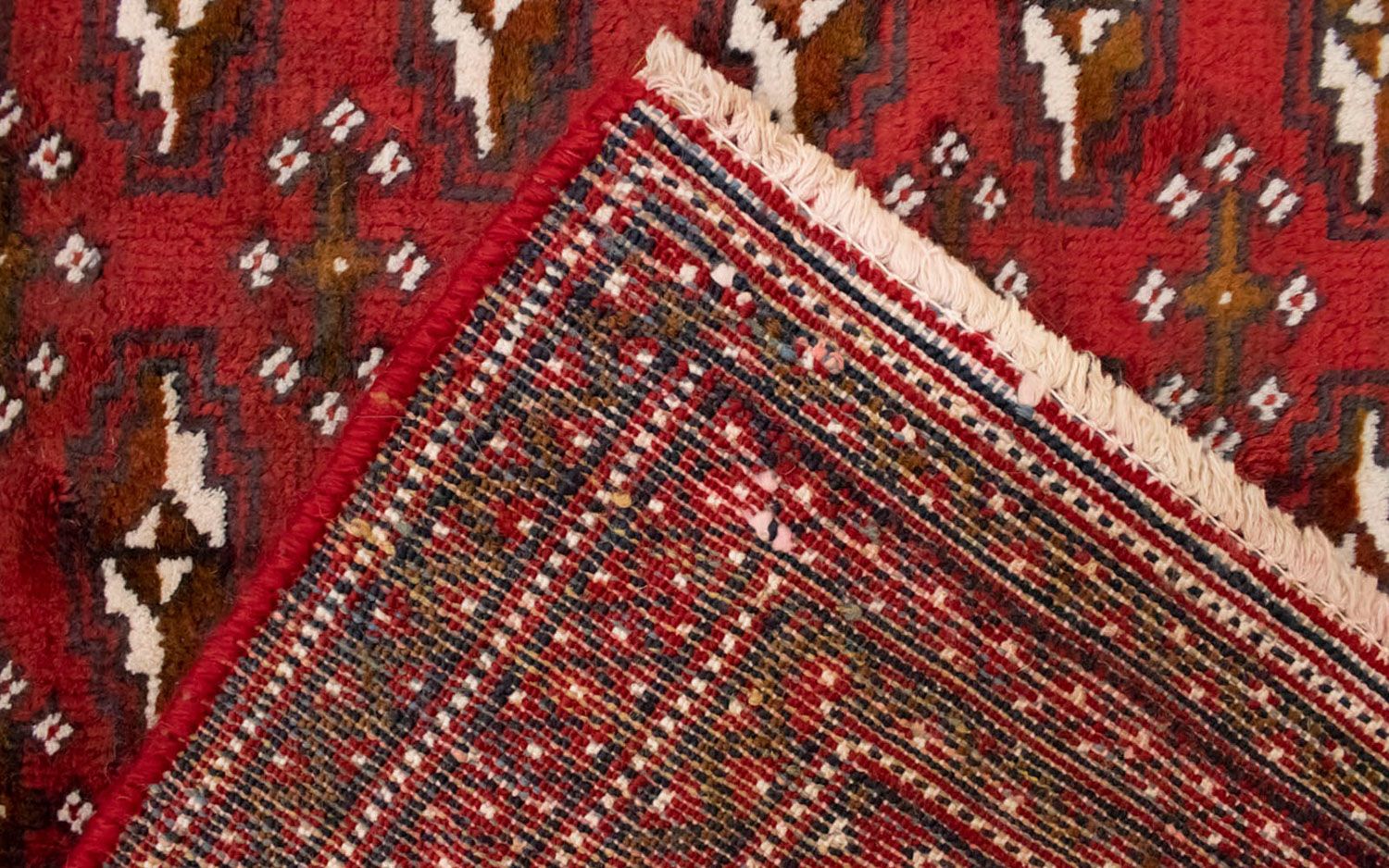 Turkaman Teppich 130 x 60 cm - rot