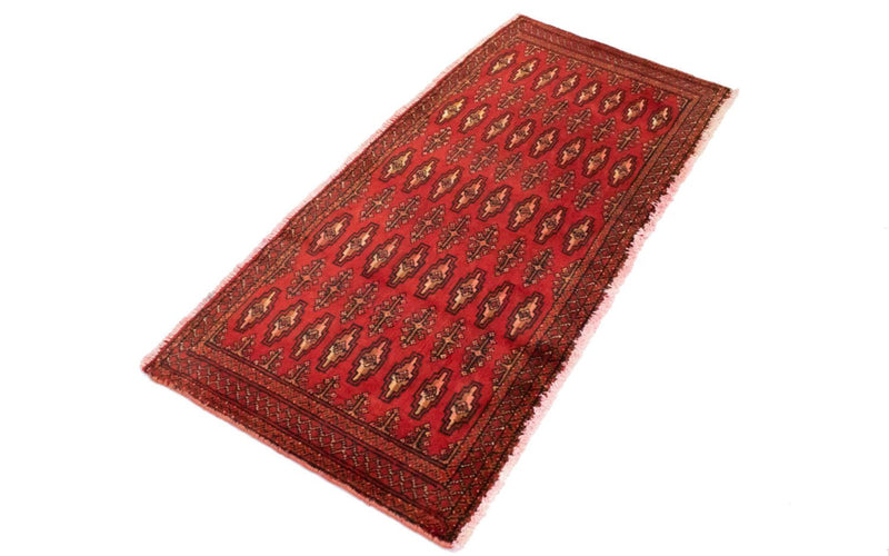 Turkaman Teppich 130 x 60 cm - rot