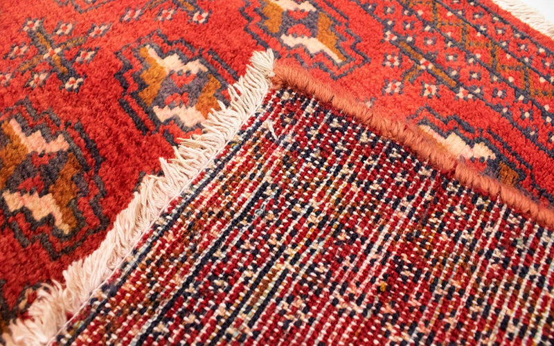 Turkaman Teppich 130 x 60 cm - rost