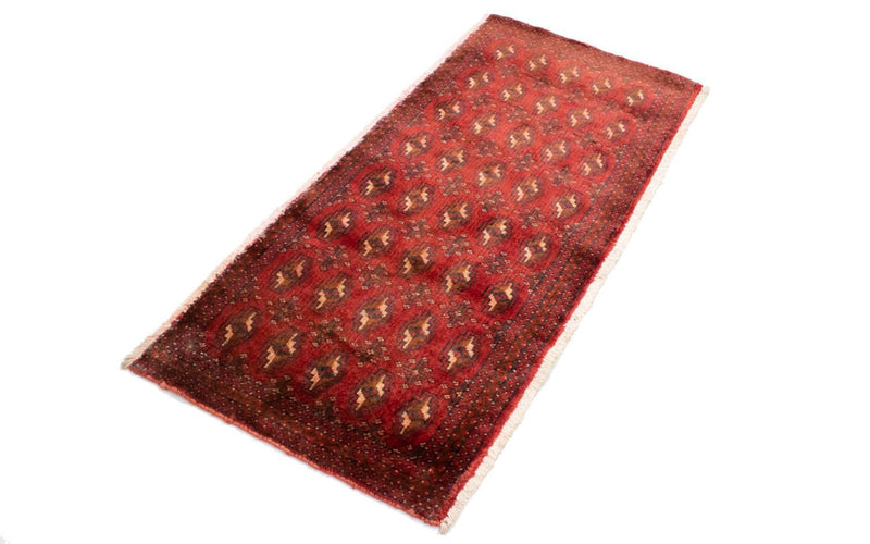 Turkaman Teppich 130 x 60 cm - rost