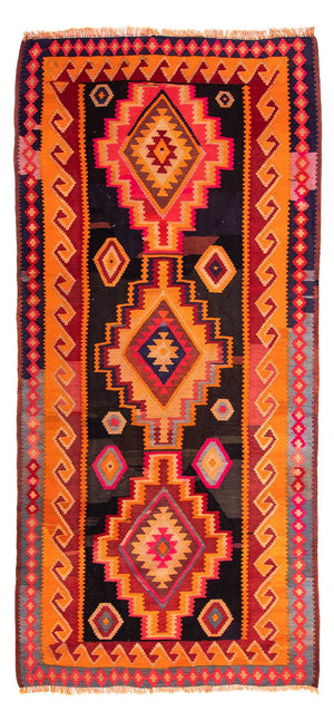 Kelim Teppich - Old 320 x 155 cm - mehrfarbig