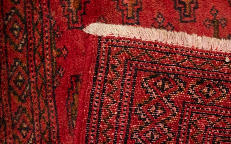Turkaman Teppich 130 x 60 cm - rot