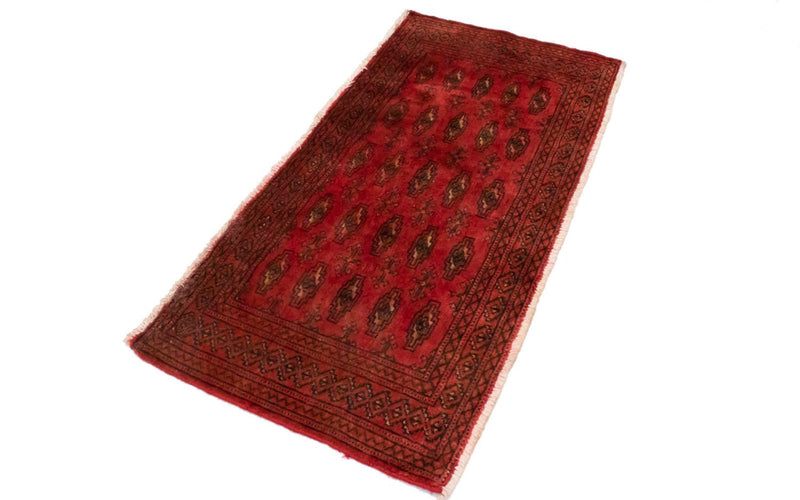 Turkaman Teppich 130 x 60 cm - rot