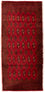 Turkaman Teppich 130 x 60 cm - rot