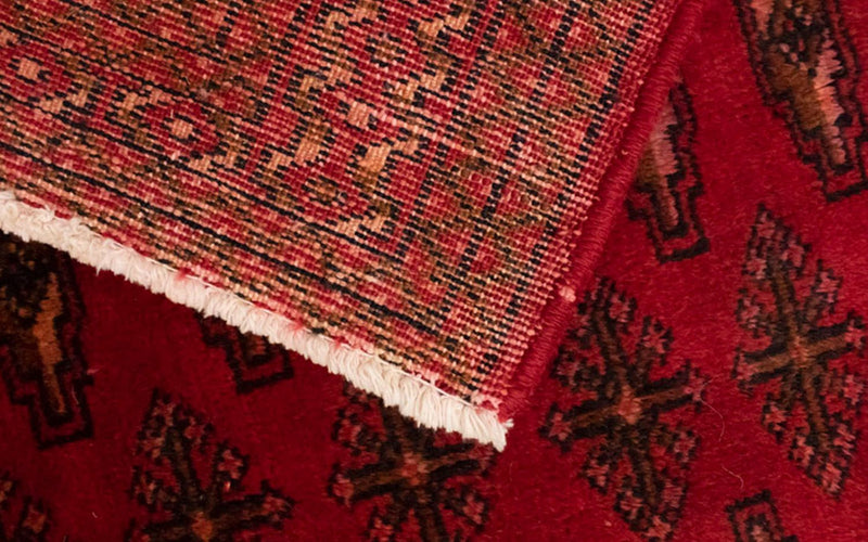 Turkaman Teppich 130 x 60 cm - rot
