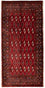 Turkaman Teppich 130 x 60 cm - rot
