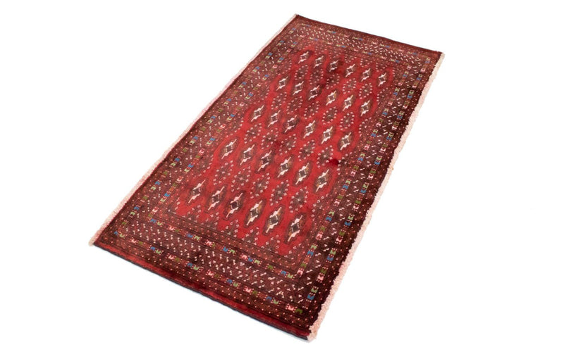 Turkaman Teppich 130 x 60 cm - rot