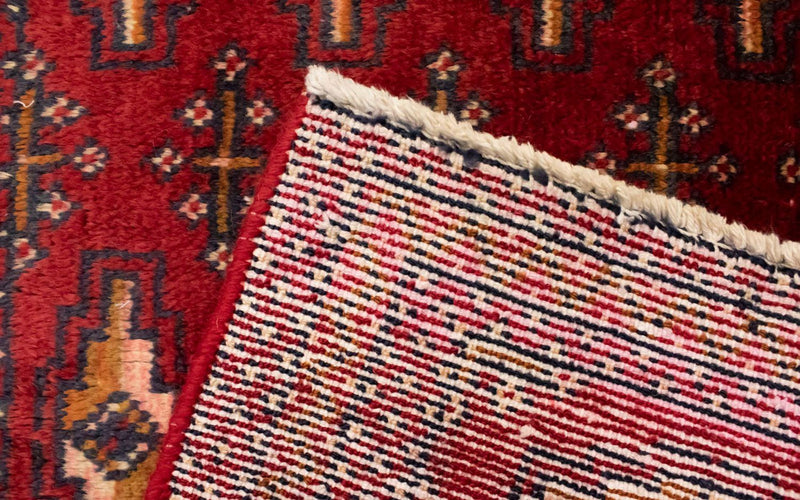 Turkaman Teppich 130 x 60 cm - rot