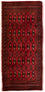 Turkaman Teppich 130 x 60 cm - rot