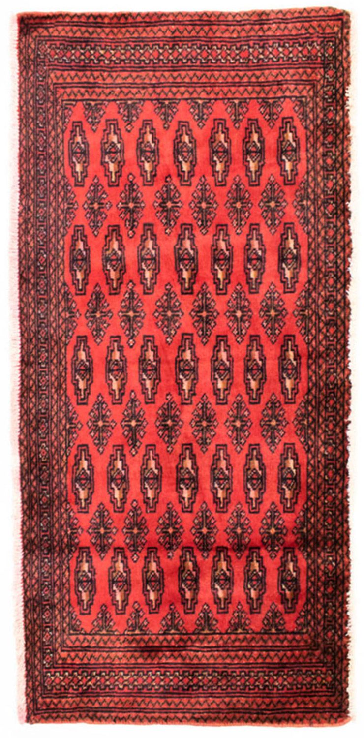 Turkaman Teppich 130 x 60 cm - rot