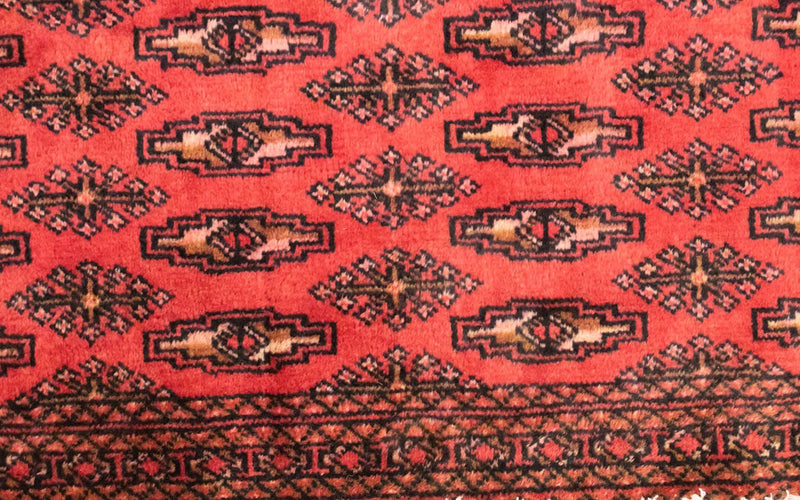 Turkaman Teppich 130 x 60 cm - rot