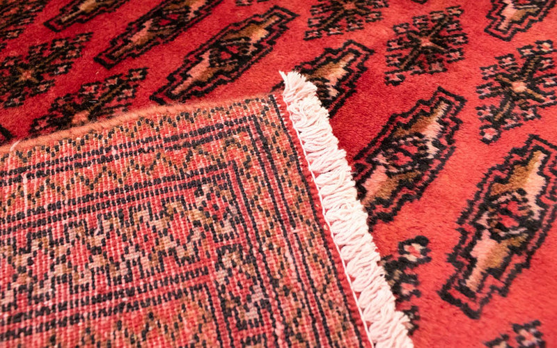 Turkaman Teppich 130 x 60 cm - rot
