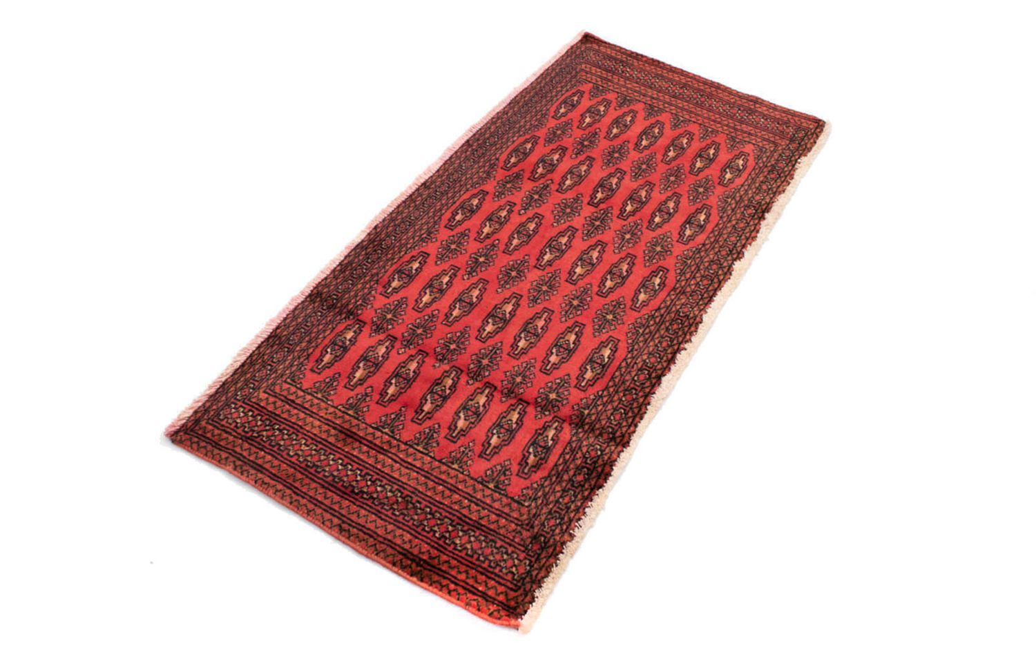 Turkaman Teppich 130 x 60 cm - rot
