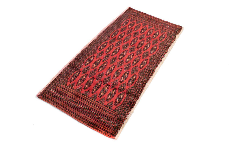 Turkaman Teppich 130 x 60 cm - rot